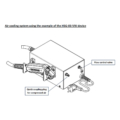 HSGM Air cooled bladeholder, Option cooling - K (back side)